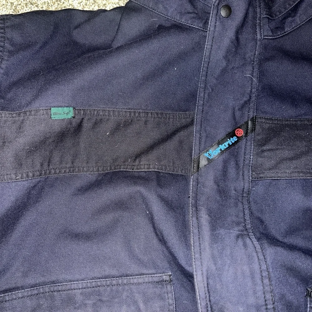 Vintage Workrite FR Work Jacket Mens L Full Zip Canvas Bomber ATPV